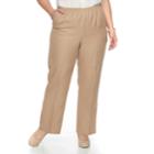 Plus Size Alfred Dunner Studio Pull-on Pants, Women's, Size: 18w Short, Med Beige