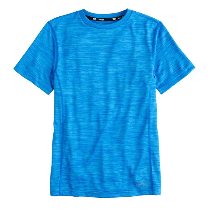 Boys 8-20 Tek Gear&reg; Embossed Tee, Size: S(8), Blue (navy)