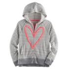 Girls Plus Size So&reg; Puff-print Perfect Zip-up Hoodie, Size: 12 1/2, Brt Pink