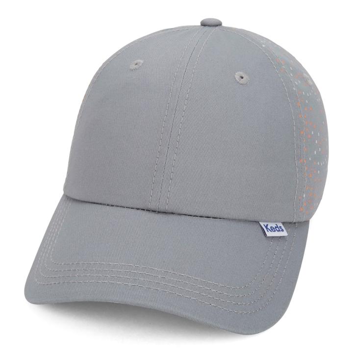 Women's Keds Night Shower Foil Dotted Baseball Cap, White