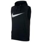 Men's Nike Hooded Muscle Tee, Size: Large, Grey (charcoal)