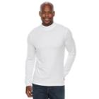 Men's Croft & Barrow&reg; Classic-fit Easy-care Mockneck Pullover, Size: Xl, White