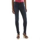 Juniors' Mudd&reg; Heavy Stitch Skinny Jeans, Kids Unisex, Size: 11, Dark Blue