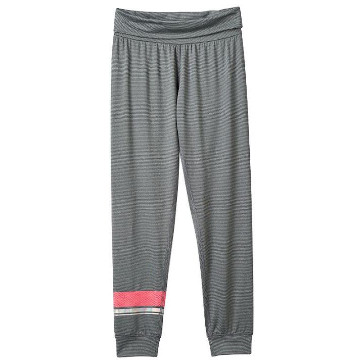 Girls 7-16 & Plus Size So® Fold-over Graphic Jogger Pants, Girl's, Size: 16, Black