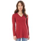 Juniors' Iz Byer Lattice Back Swing Top, Teens, Size: Small, Red