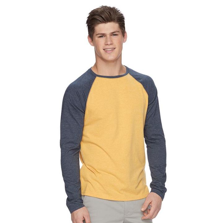 Urban Pipeline, Men's &reg; Ultimate Raglan Tee, Size: Medium, Gold