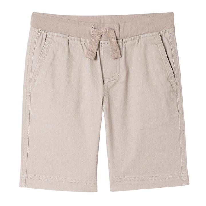 Boys 4-18 Chaps Knit-waist Shorts, Size: 18, Beig/green (beig/khaki)