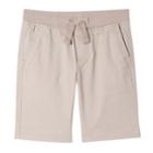 Boys 4-18 Chaps Knit-waist Shorts, Size: 18, Beig/green (beig/khaki)