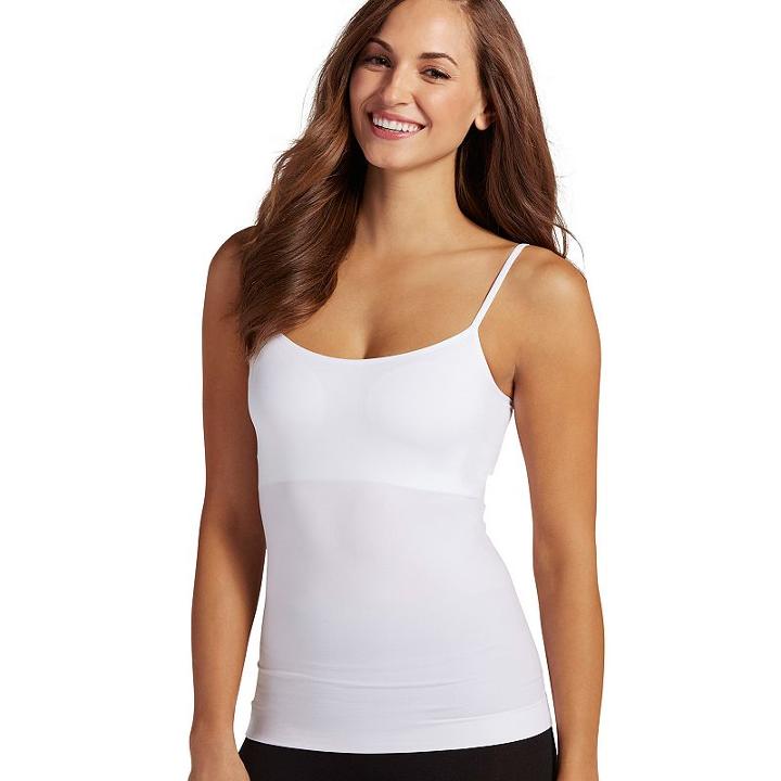 Women's Jockey Modern Micro Duet Shaping Cami 2406, Size: Small, White