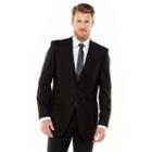 Men's Adolfo Slim-fit Black Suit Jacket, Size: 44 Short