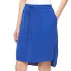Women's Apt. 9&reg; Twill Skirt, Size: Xs, Blue