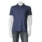 Men's Apt. 9&reg; Modern-fit Solid Polo, Size: Small, Dark Blue