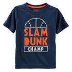 Boys 4-8 Oshkosh B'gosh&reg; Short Sleeve Screen-printed Graphic Active Tee, Boy's, Size: 6, Med Blue