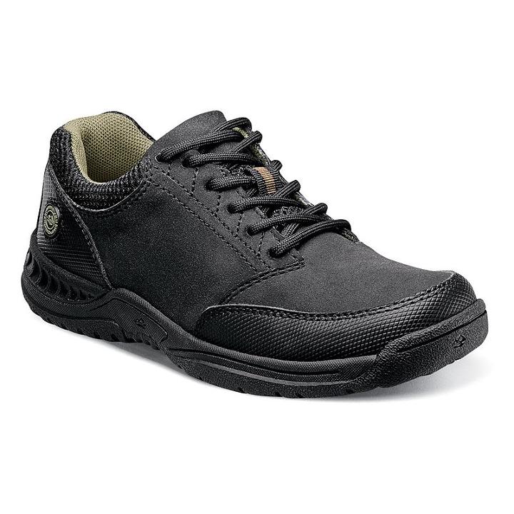 Nunn Bush Drumlin Jr. Boys' Comfort Oxford Shoes, Boy's, Size: Medium (12), Black