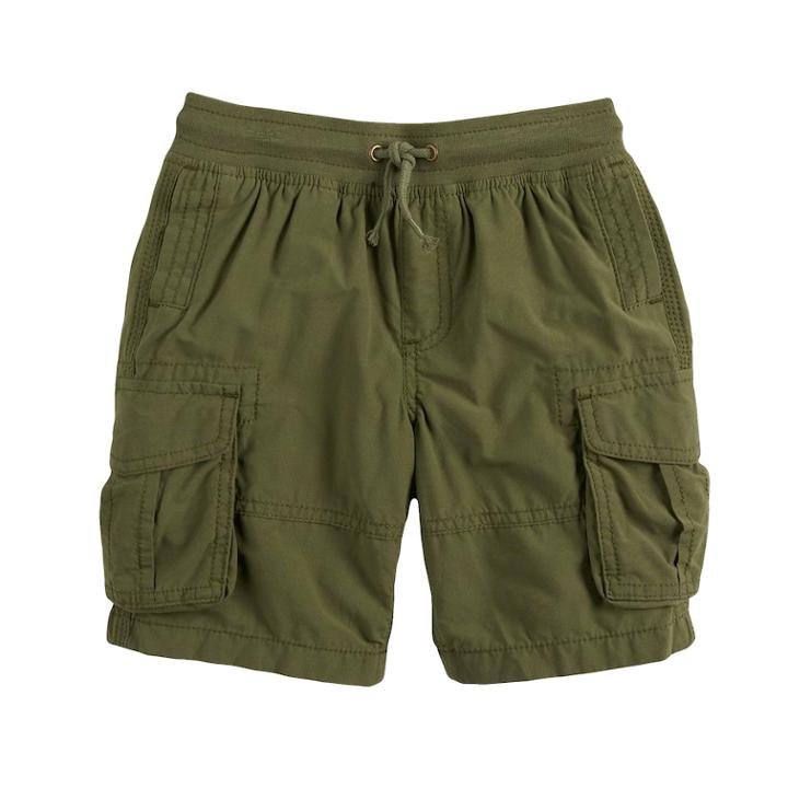 Boys 4-7x Sonoma Goods For Life&trade; Triple Stitch Cargo Shorts, Size: 6, Dark Green