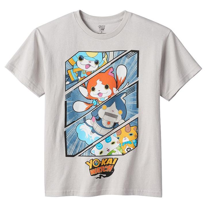 Boys 4-7 Yo-kai Watch Character Graphic Tee, Size: 5-6, Silver