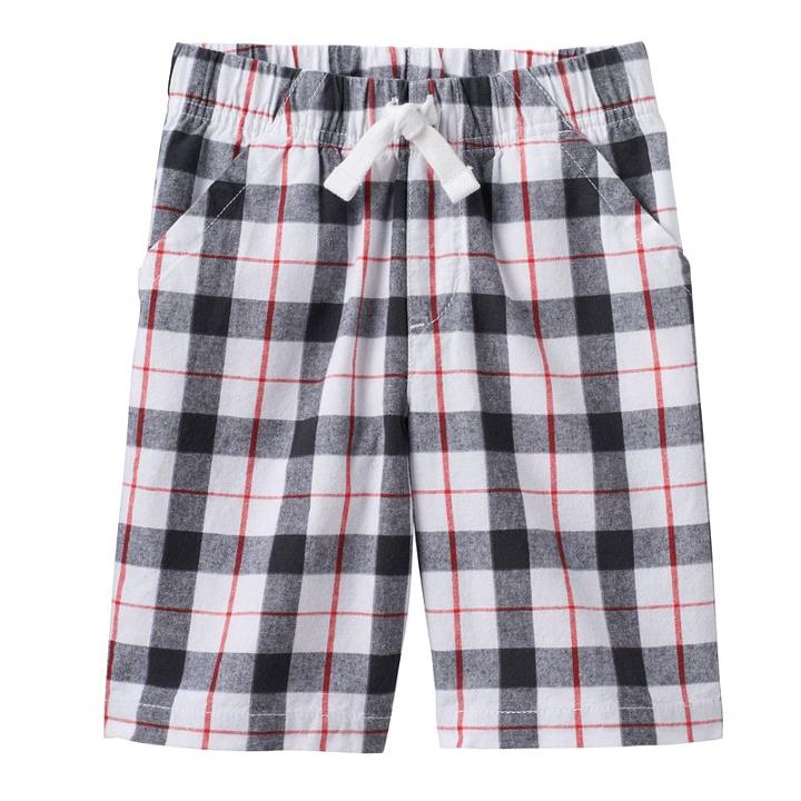 Boys 4-7x Jumping Beans&reg; Plaid Shorts, Boy's, Size: 5, Natural