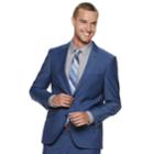 Men's Savile Row Modern-fit Blue Suit Jacket, Size: 40 Long