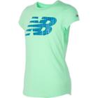 Girls 7-16 New Balance Graphic Tee, Girl's, Size: 14, Lt Green