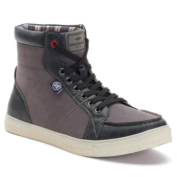 Unionbay Vine Men's High-top Sneakers, Size: 8, Grey