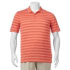 Big & Tall Croft & Barrow&reg; Classic-fit Striped Performance Polo, Men's, Size: 3xl Tall, Lt Orange