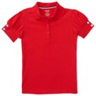 Girls 4-20 & Plus Size French Toast Rhinestone Button School Uniform Polo Shirt, Girl's, Size: 6-6x, Red