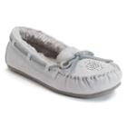 So&reg; Women's Moccasin Shoes, Girl's, Size: Medium (10), Grey