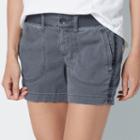 Petite Sonoma Goods For Life&trade; Comfort Waist Cargo Shorts, Women's, Size: 10 Petite, Dark Grey
