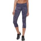 Women's Tek Gear&reg; Space-dyed Capris, Size: Xl, Lt Purple