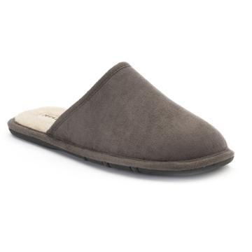 Hideaways By L.b. Evans Pacey Men's Suede Scuff Slippers, Size: Medium (9), Grey