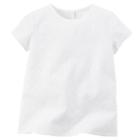Girls 4-8 Carter's Eyelet Lace Tee, Girl's, Size: 6x, White