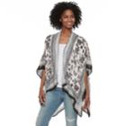 Women's Sonoma Goods For Life&trade; Rose Tile Ruana, Black