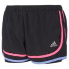 Girls 7-16 Adidas Relay Race Shorts, Size: Medium, Black