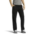 Men's Lee Performance Series Extreme Comfort Khaki Relaxed-fit Flat-front Pants, Size: 30x30, Black