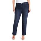 Plus Size Gloria Vanderbilt Amanda Embroidery High-rise Jeans, Women's, Size: 20w T/l, Light Blue