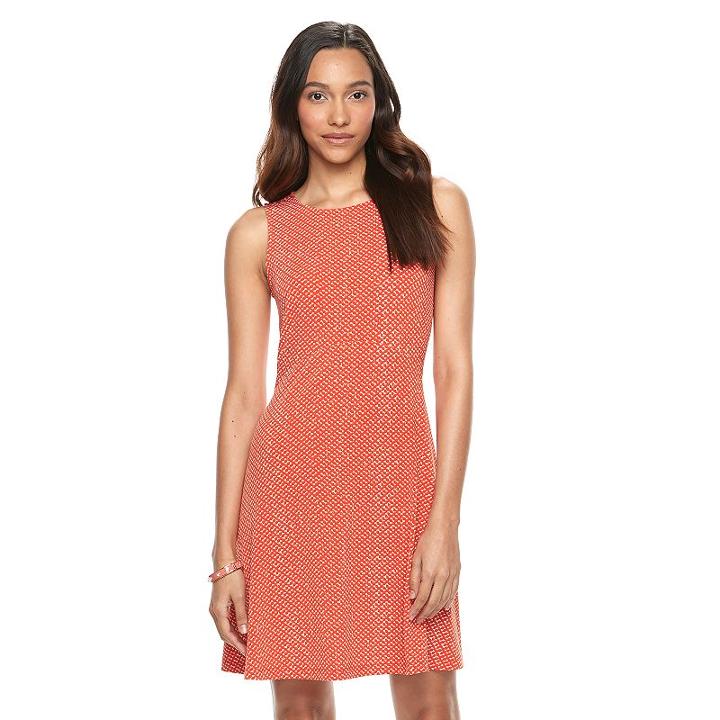 Women's Apt. 9&reg; A-line Dress, Size: Xxl, Med Red