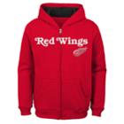 Boys 8-20 Detroit Red Wings Stated Fleece Hoodie, Size: Xl 18-20