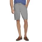 Men's Marc Anthony Slim-fit Twill Flat-front Shorts, Size: 40, Med Grey