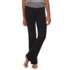Juniors' So&reg; Bootcut Yoga Pants, Teens, Size: Medium, Dark Grey