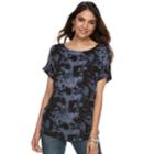 Women's Rock & Republic&reg; Crepe Strappy-back Top, Size: Large, Drk Purple