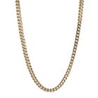 Lynx Yellow Ion-plated Stainless Steel Foxtail Chain Necklace - 24-in, Men's, Size: 24