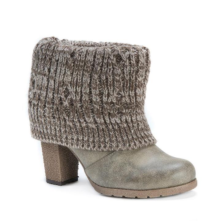 Muk Luks Chris Women's Water-resistant Ankle Boots, Girl's, Size: 7, Brown