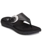 A2 By Aerosoles Wipline Women's Thong Sandals, Size: Medium (7), Black