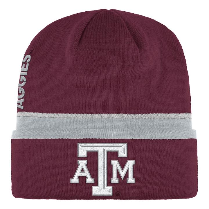 Adult Adidas Texas A & M Aggies Coach Cuffed Beanie, Men's, Red