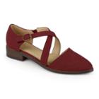Journee Collection Elina Women's D'orsay Shoes, Girl's, Size: 11, Red