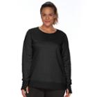 Plus Size Tek Gear&reg; Fleece Sweatshirt, Women's, Size: 3xl, Black