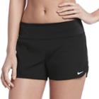 Women's Nike Solid Boardshort Swim Bottoms, Size: Xl, Black