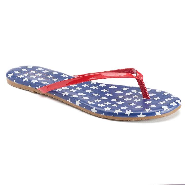 Lc Lauren Conrad Pixii Women's Flip Flops, Size: 7, Multicolor