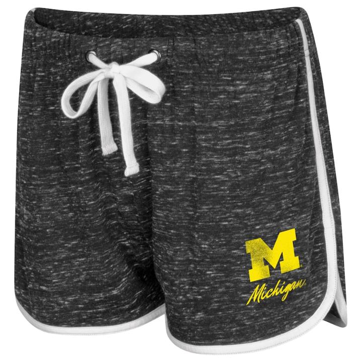 Women's Colosseum Michigan Wolverines Gym Shorts, Size: Large, Oxford