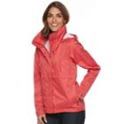 Women's Columbia Spring Run Hooded Short Trench Jacket, Size: Large, Light Pink